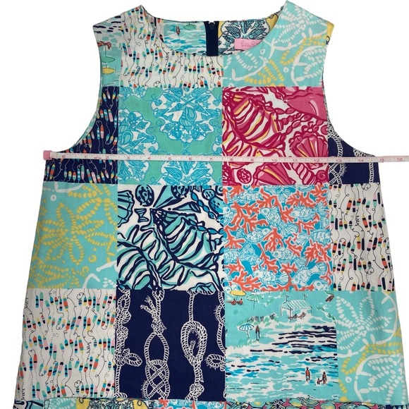 Lily Pulitzer Maurina Print Shift Dress Girls Size 14 - Picture 10 of 12